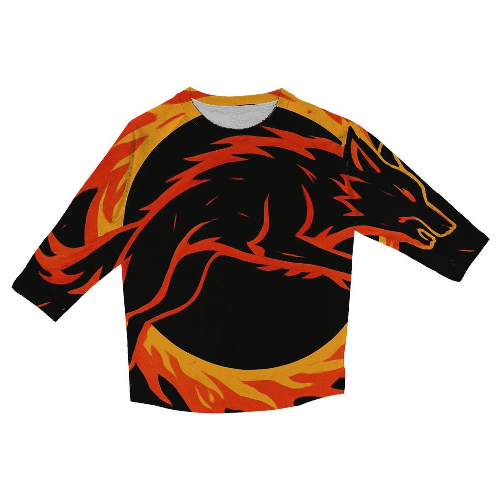 Solar Eclipse Runner custom 3/4 sleeve shirts