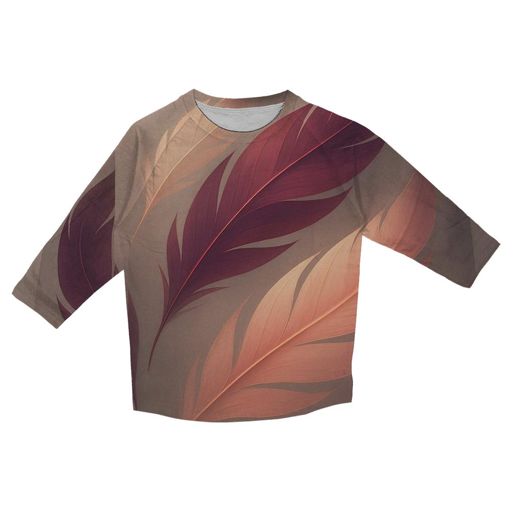 Spectrum Feather Drift fashion 3/4 sleeve shirts