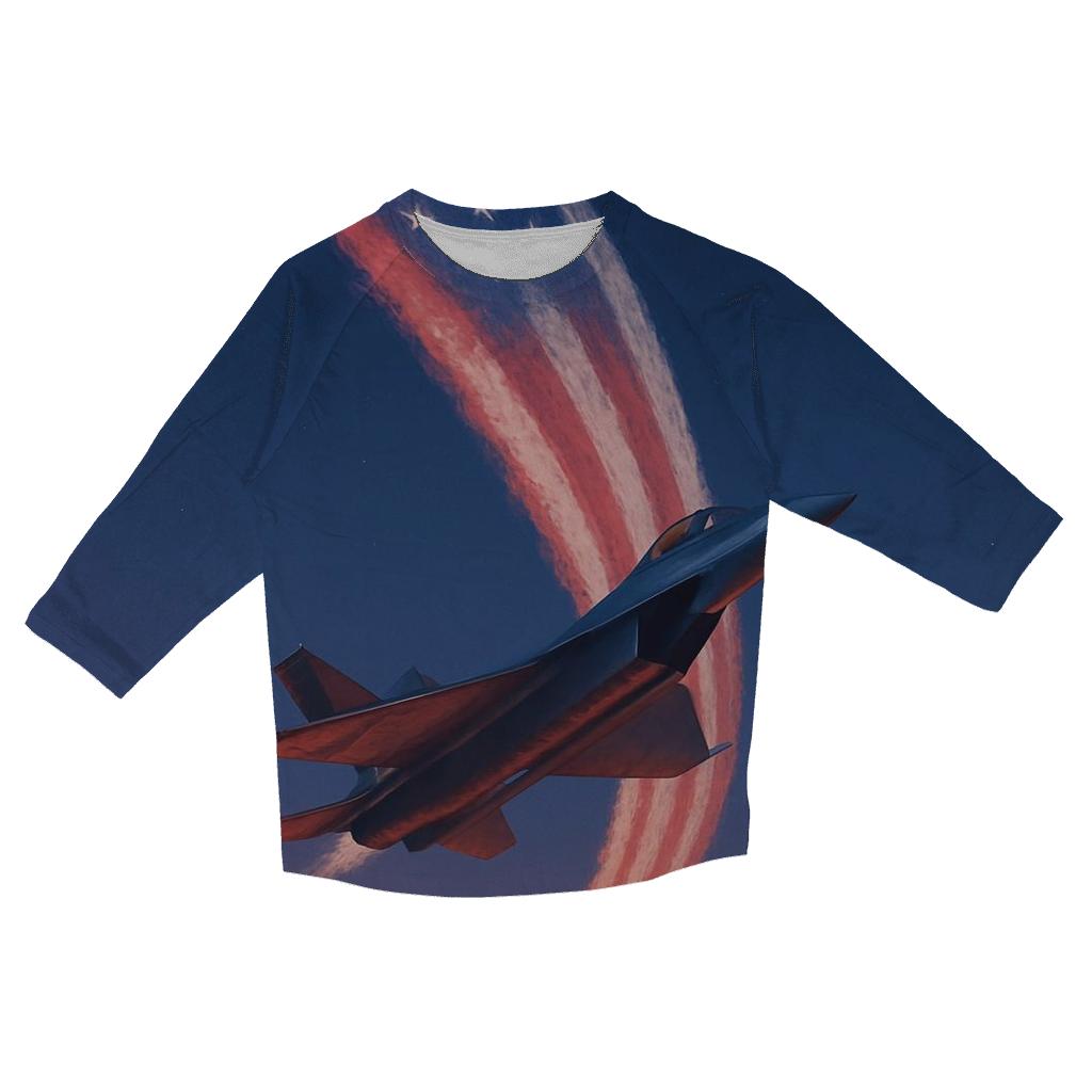 Guardian Of The Silent Skies casual three quarter sleeve shirts