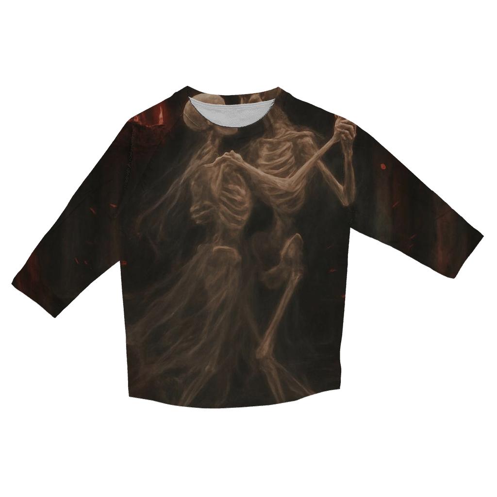 Waltz Of The Crimson Phantoms designer 3/4 sleeve blouses
