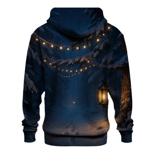 Starlit Christmas Forest Path hoodie designs