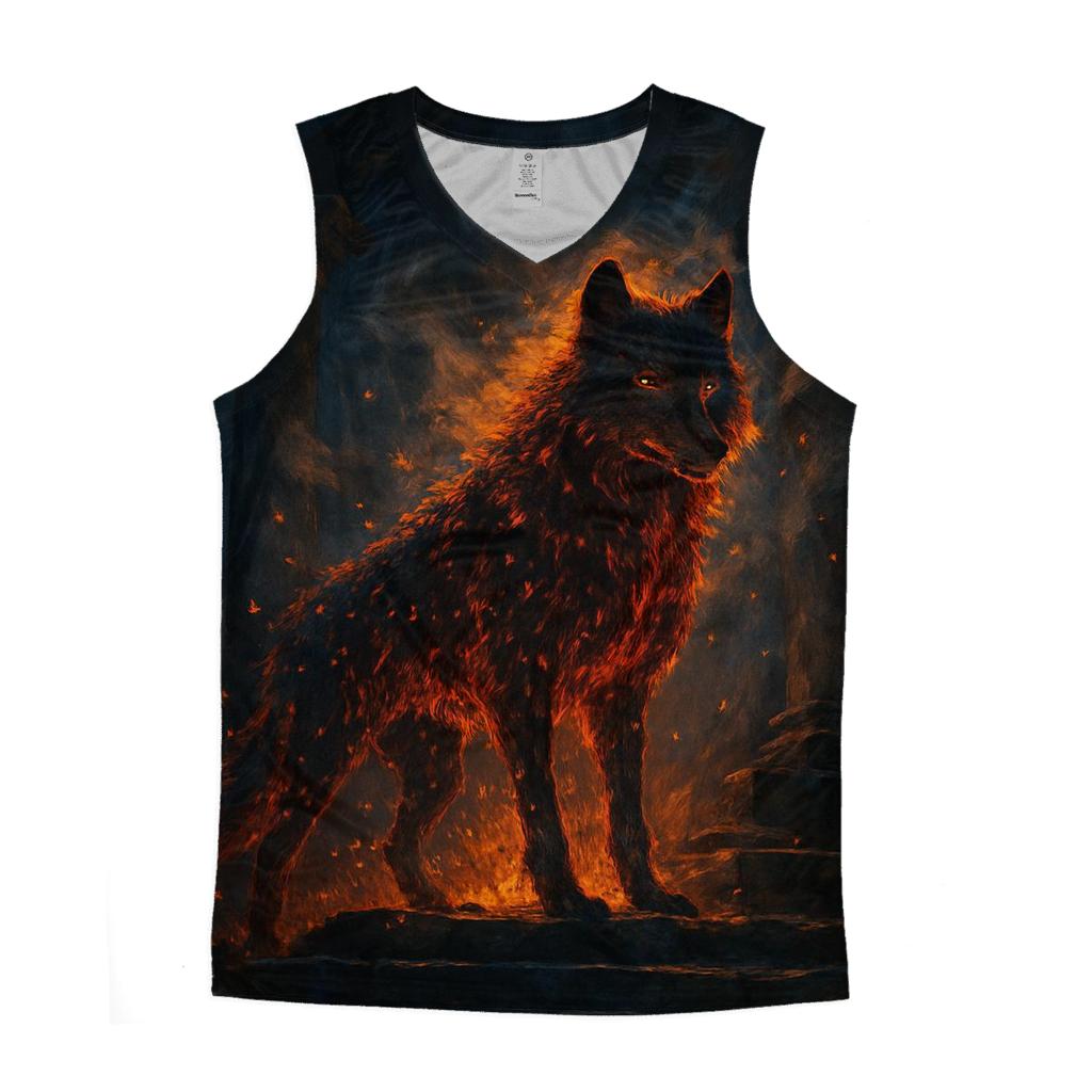 Ember Veil Sentinel trendy fitted tank tops