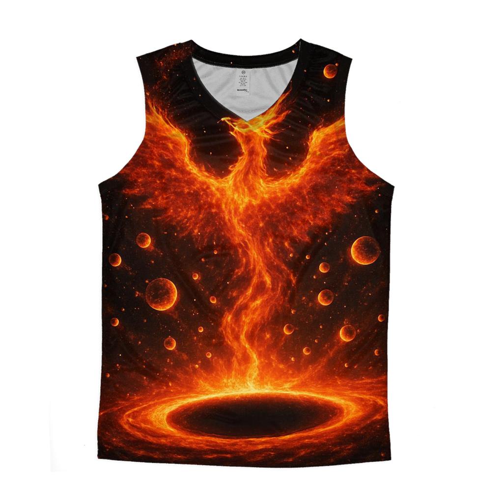 Galactic Phoenix Rebirth casual summer tank tops