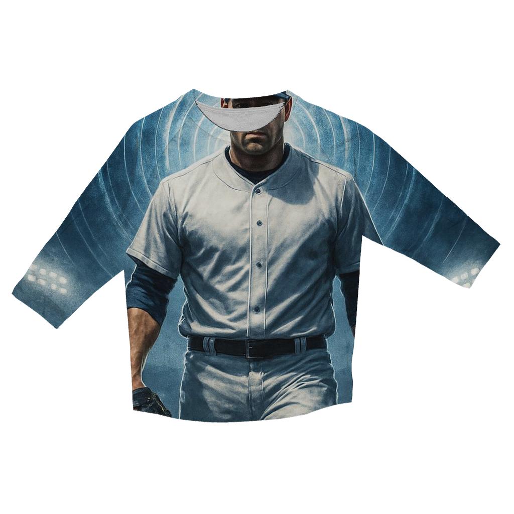 Halo Of The Closer printed three quarter sleeve shirts