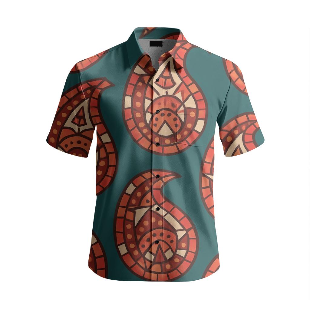 Deccan Garden Deconstructed Paisley premium embroidered apparel