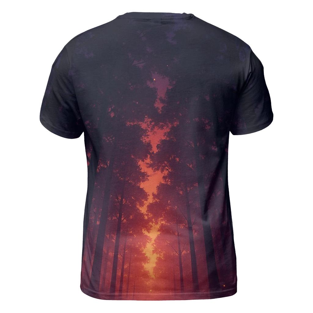 Forest Canopy Ember Rain unique graphic print tees