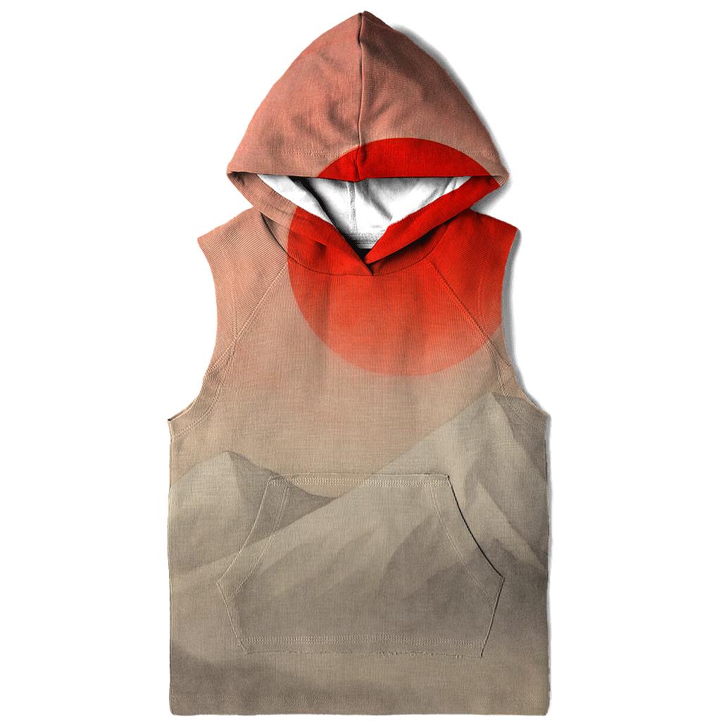 Aurora Over The Japanese Flag Peaks pullover hoodies