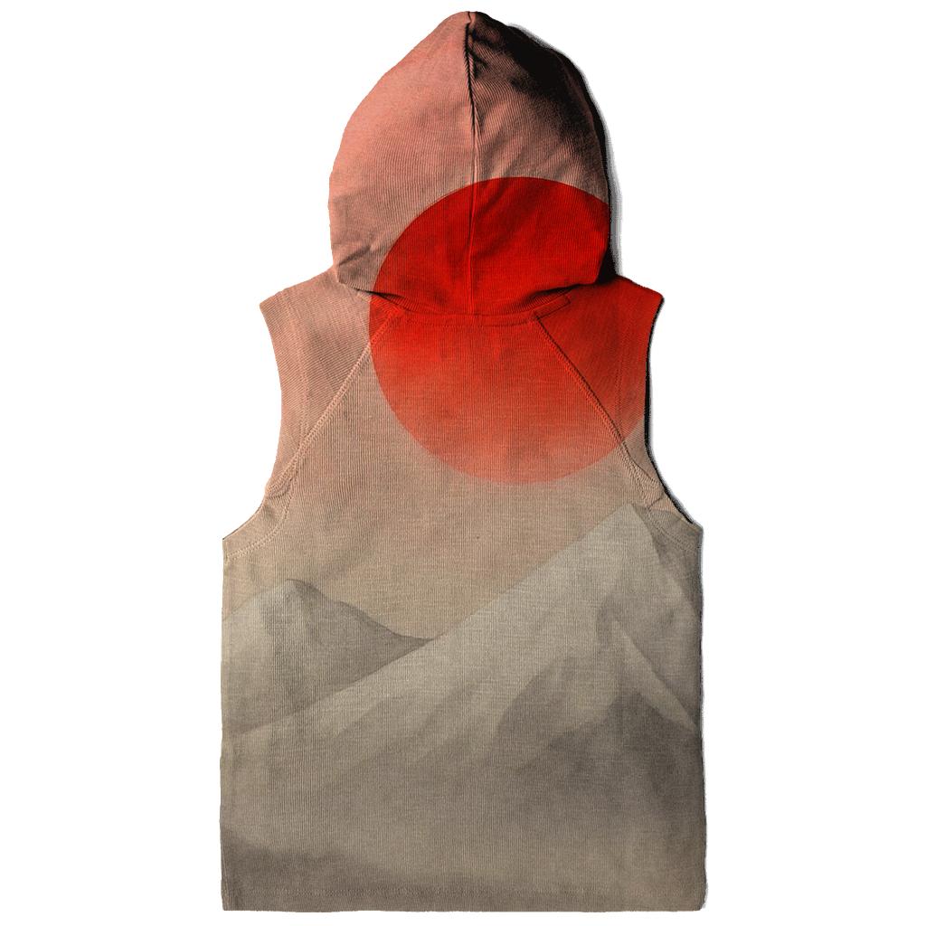 Aurora Over The Japanese Flag Peaks pullover hoodies