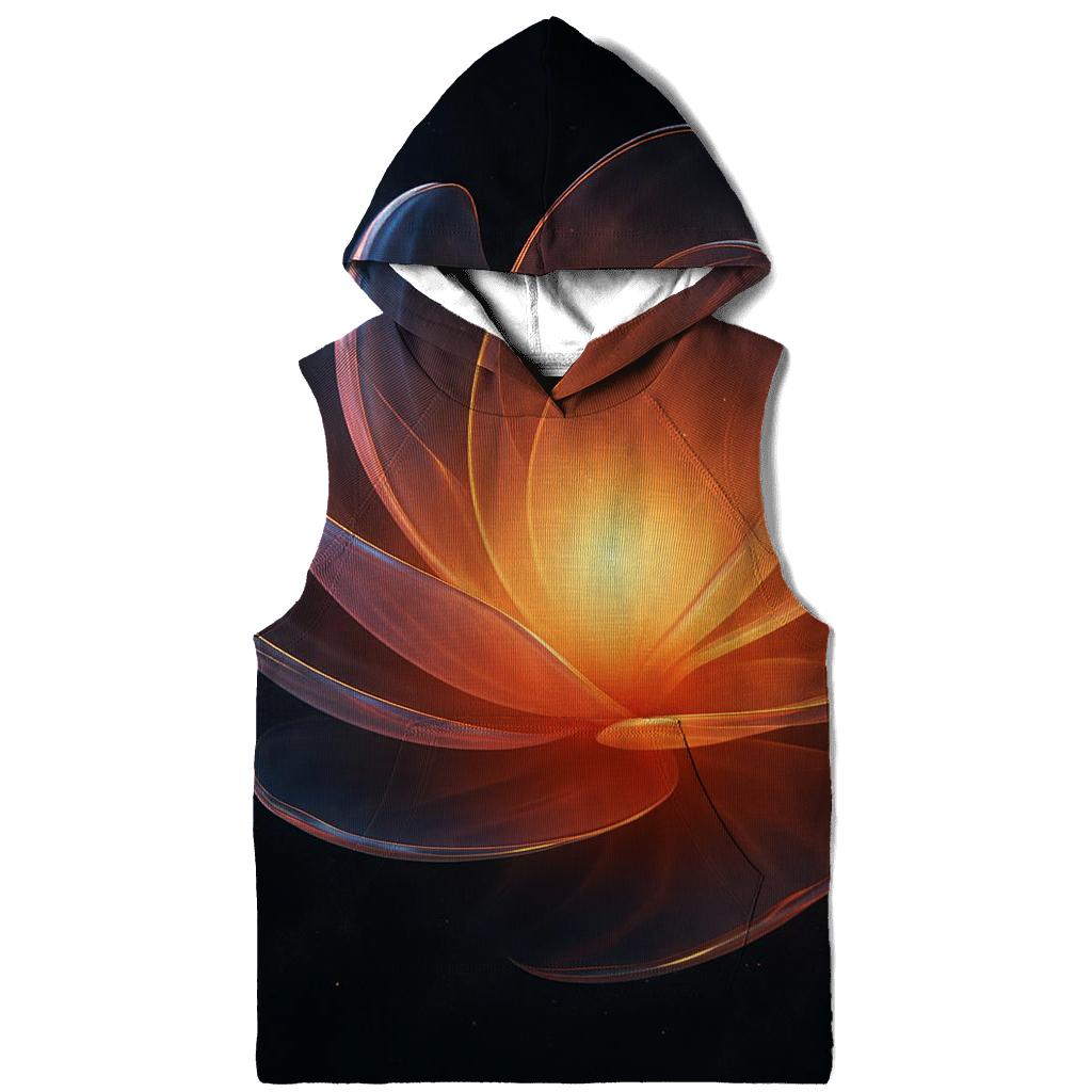 Glass Aurora Bloom zip-up hoodies