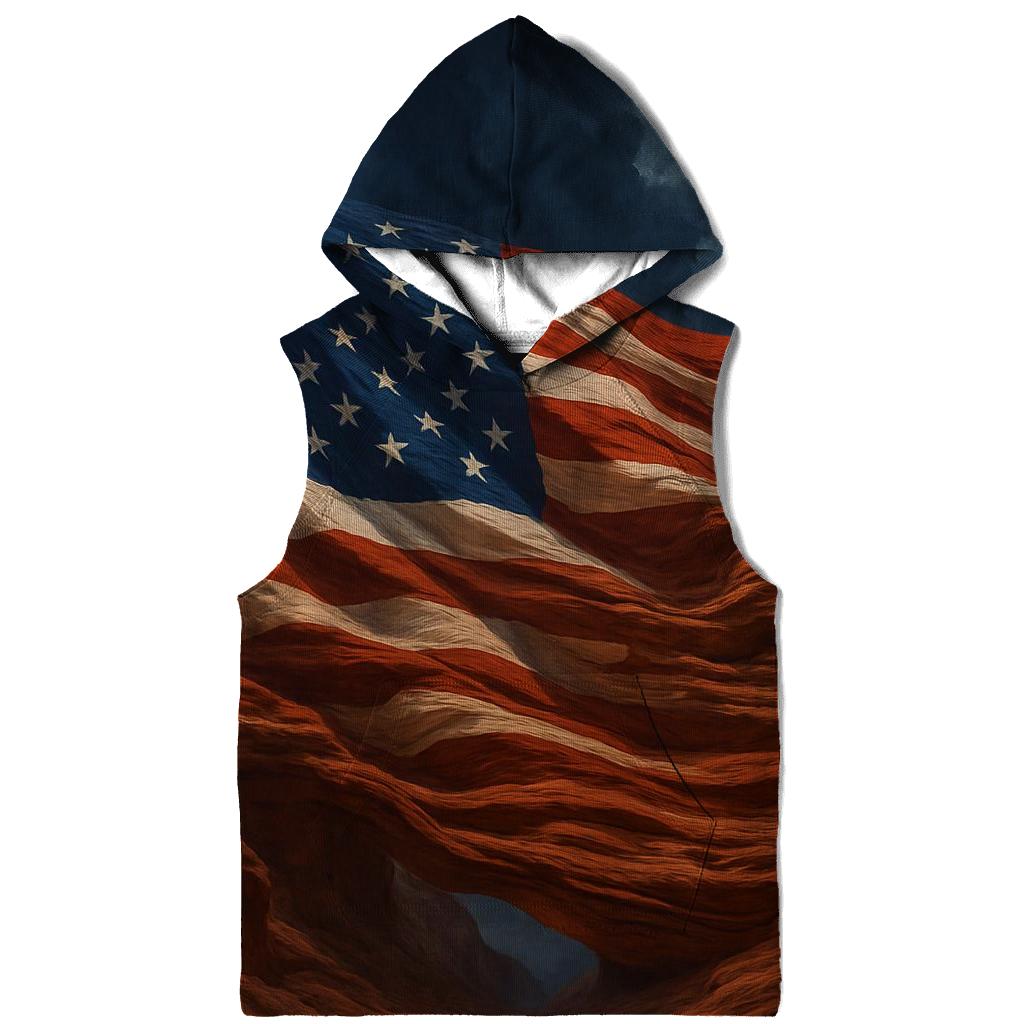 United States Flag Canyon Winds designer hoodies