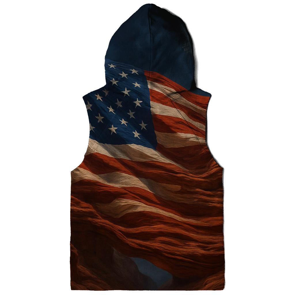 United States Flag Canyon Winds designer hoodies