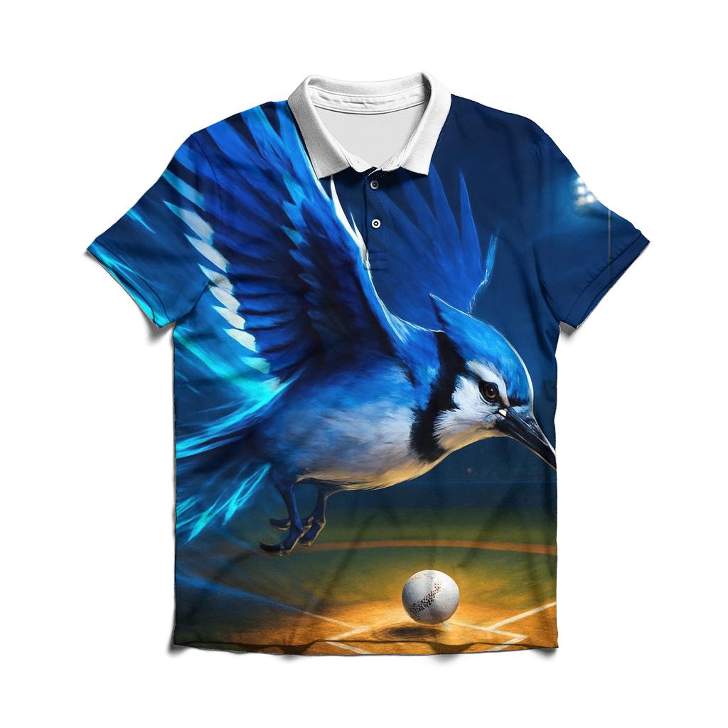 Skyline Surge Blue Jays Diamond Flight custom polo shirts