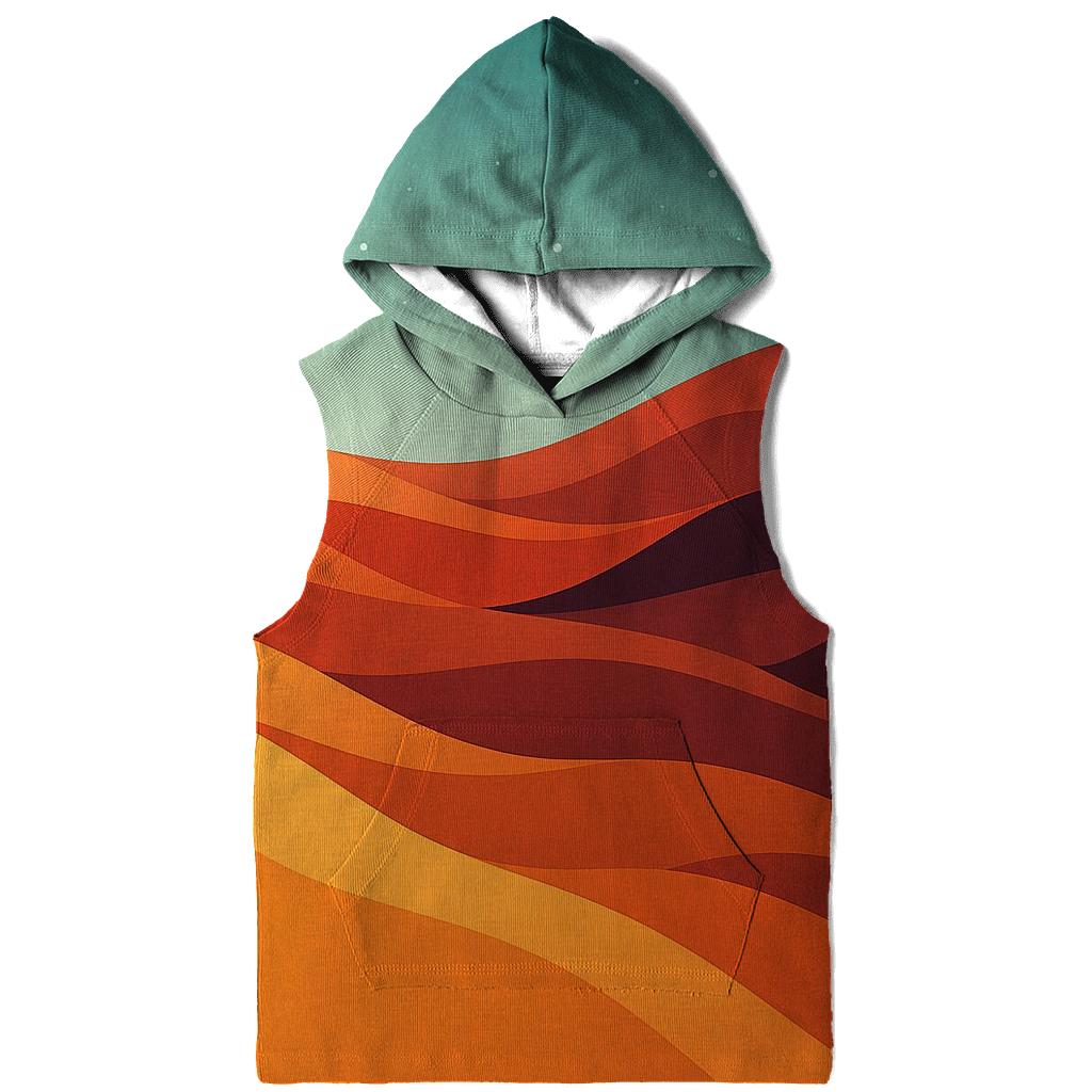 Digital Dune Gradient hoodies fashion
