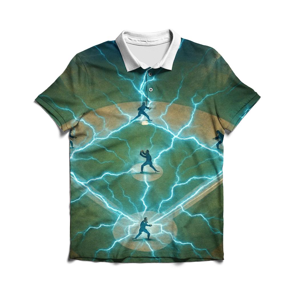 Diamond Of Lightning casual sports polo shirts