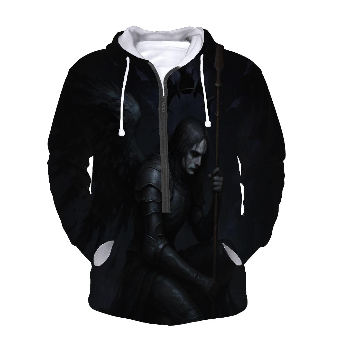 Seraph Of The Blackened Halo printed hoodies
