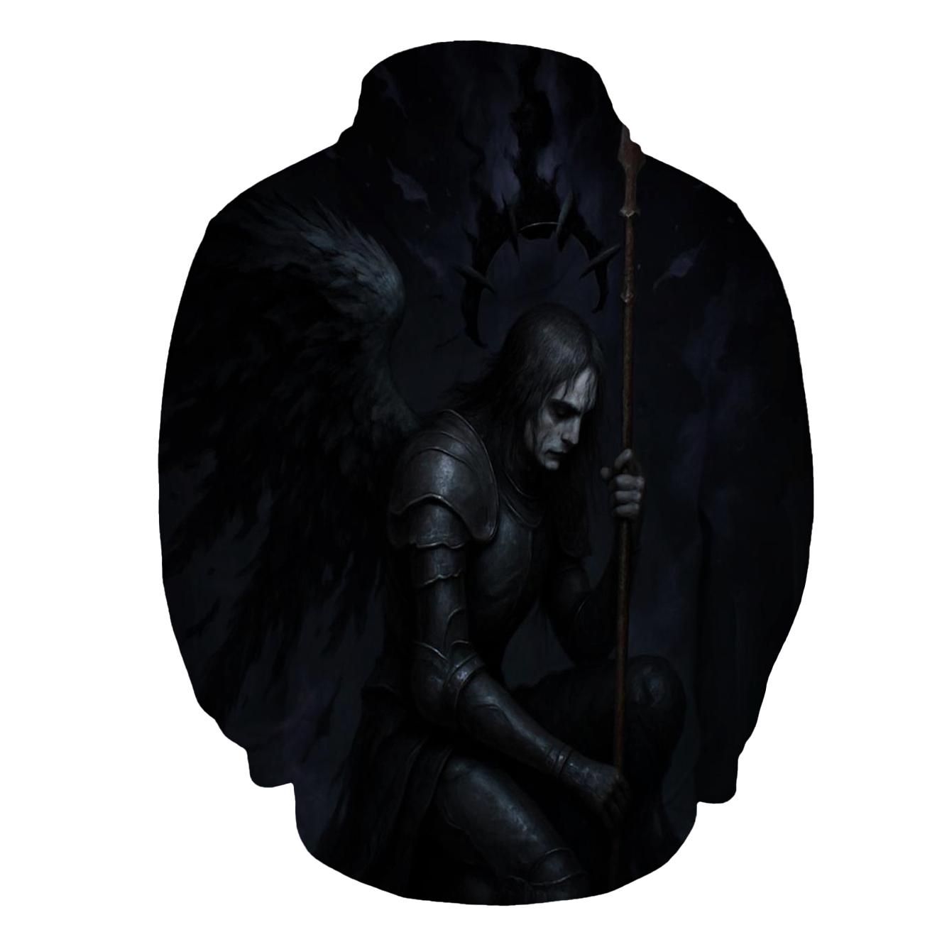 Seraph Of The Blackened Halo printed hoodies
