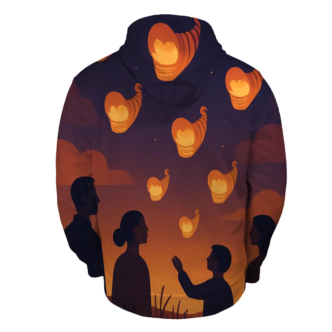 Cornucopia Sky Lanterns hoodie styles