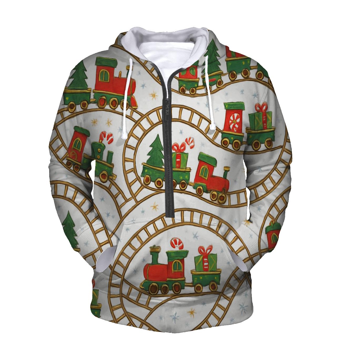Polar Express Toy Train Circuit zip-up hoodies