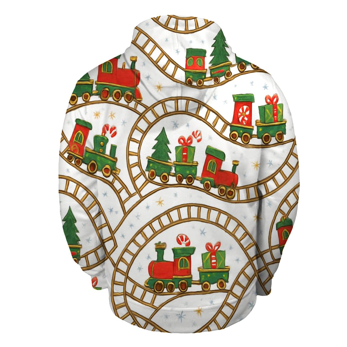 Polar Express Toy Train Circuit zip-up hoodies