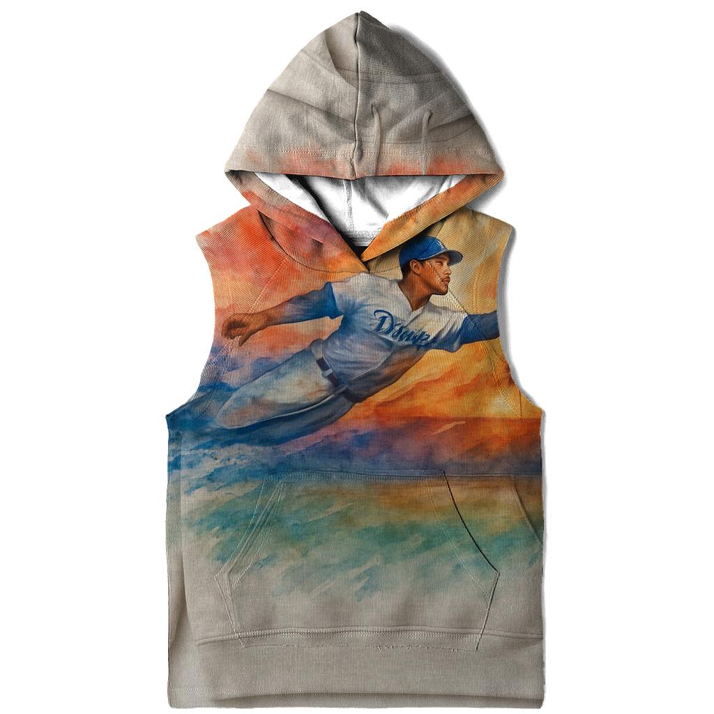 Sunset Outfield Chase heavyweight hoodies