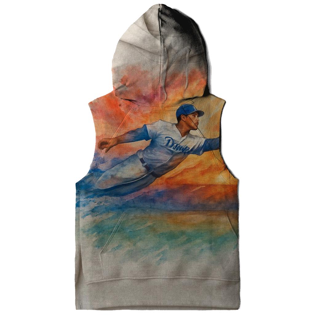 Sunset Outfield Chase heavyweight hoodies