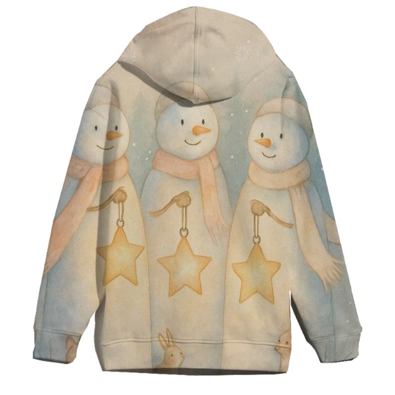 Snowman Forest Lantern Guardians hoodies fashion