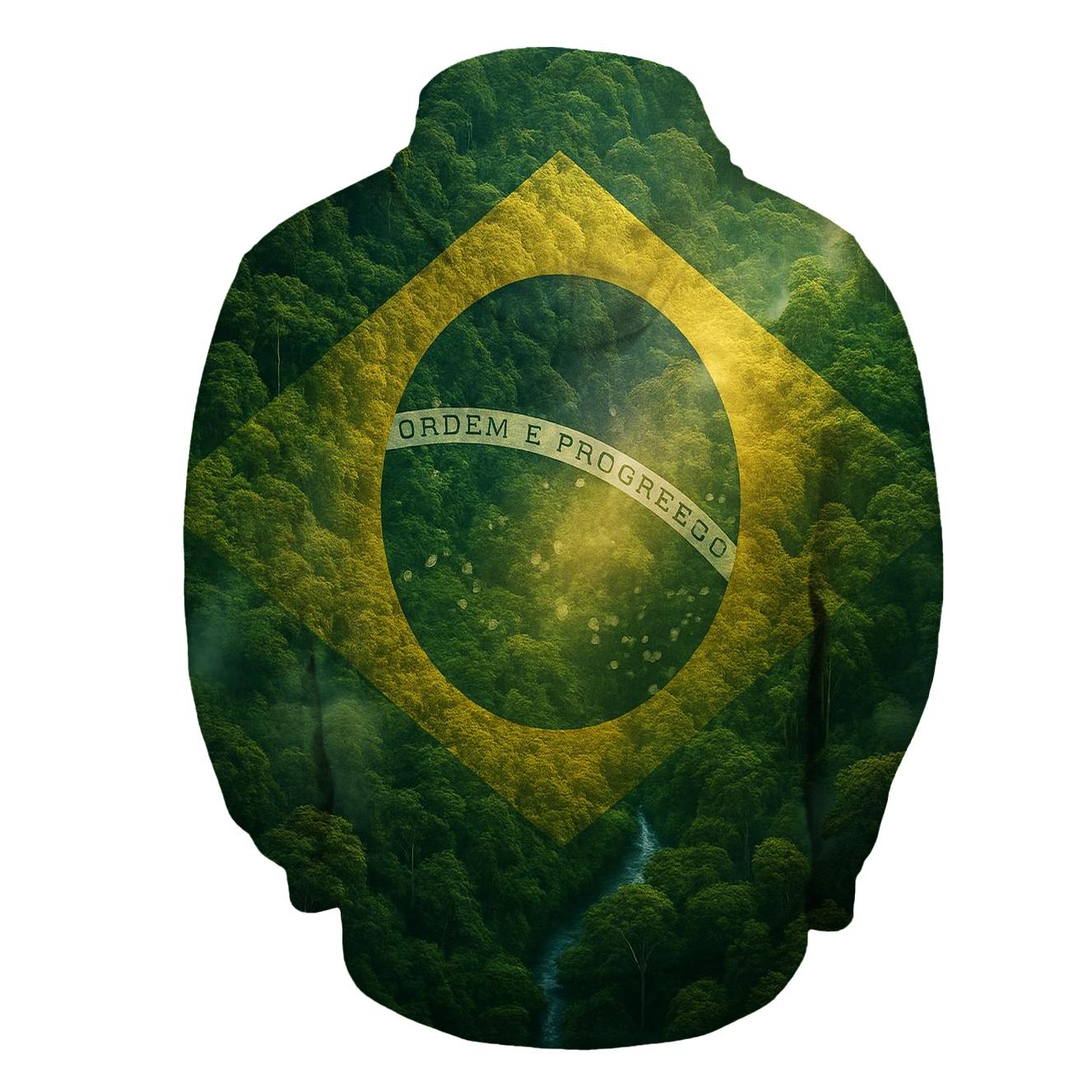 Brazilian Rainforest Flag Canopy premium hoodies