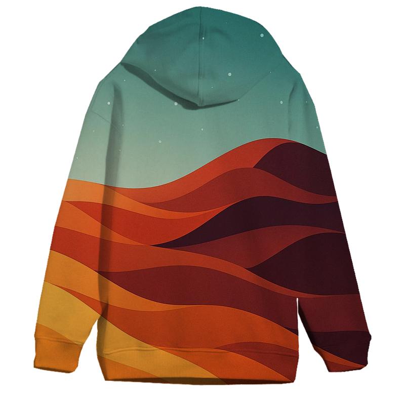 Digital Dune Gradient printed hoodies