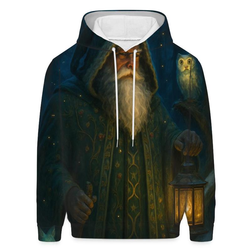 Midnight Forest Guardian Santa premium hoodies