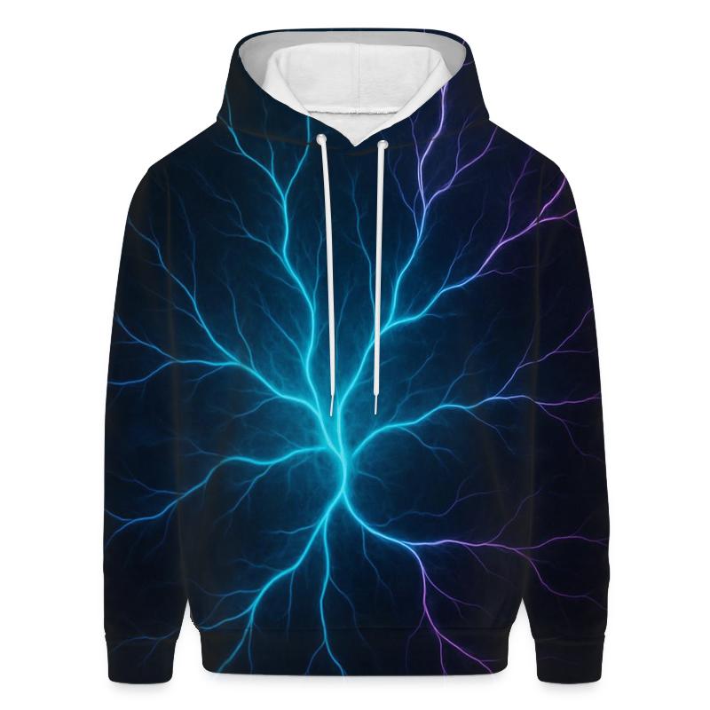 Prismatic Vein Network hoodies fashion