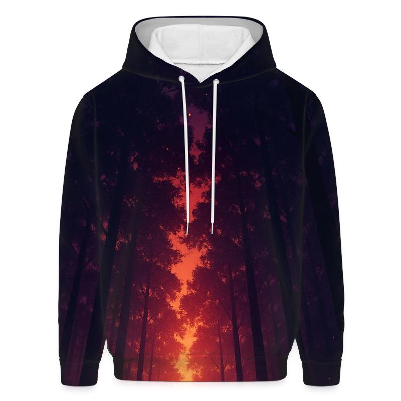 Forest Canopy Ember Rain premium hoodies