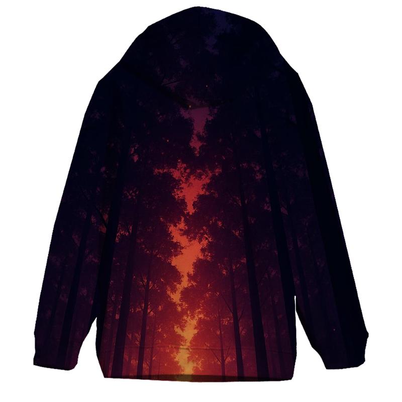 Forest Canopy Ember Rain premium hoodies