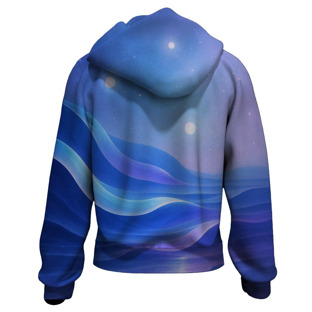 Celestial Tidal Gradient hoodie designs