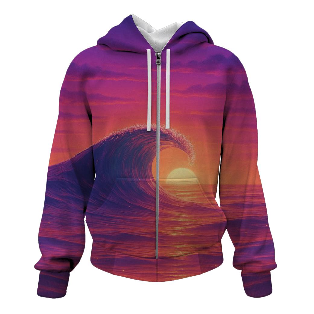 Celestial Tides At Dusk custom hoodies