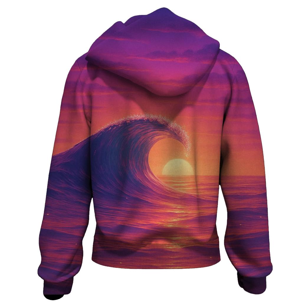 Celestial Tides At Dusk custom hoodies