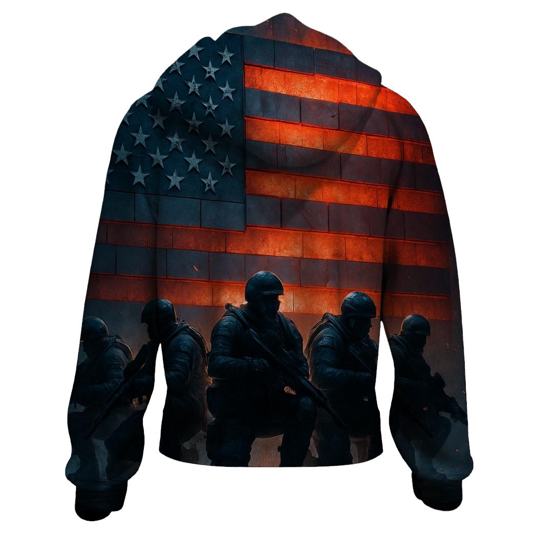 Steel Resolve Under The Banner hoodie designs