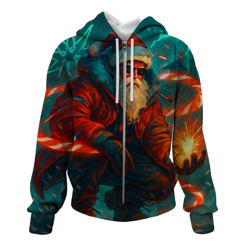 Streetwear Santa Snowstorm hoodie designs