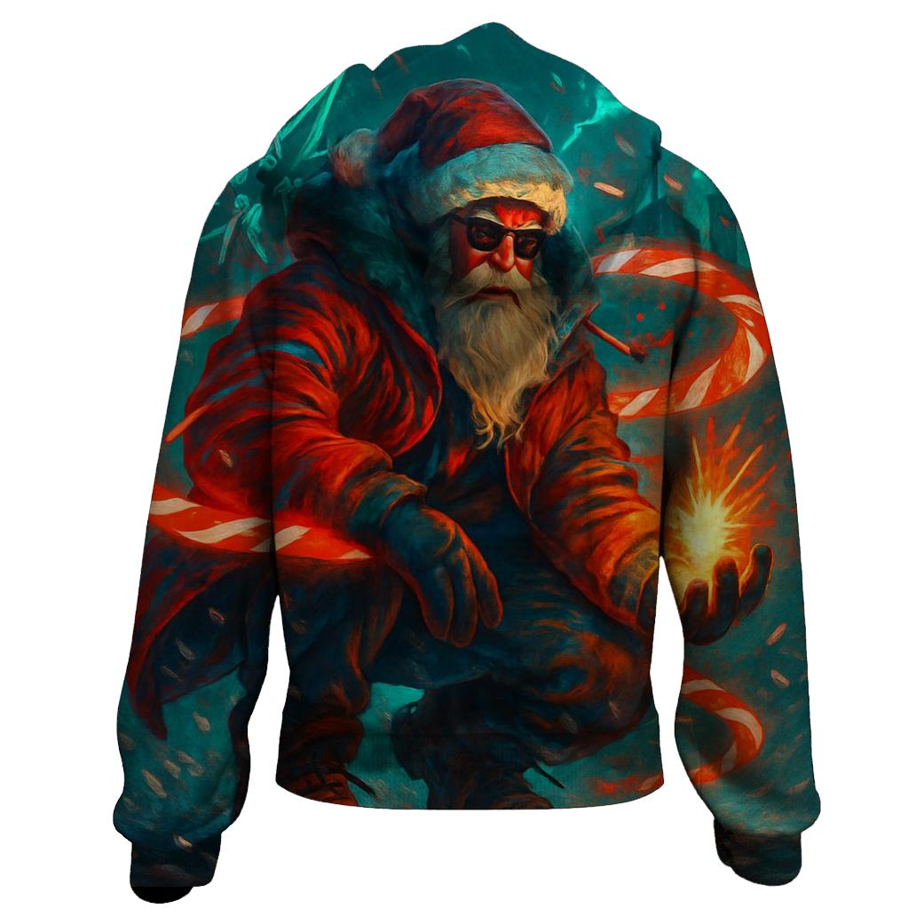 Streetwear Santa Snowstorm hoodie designs