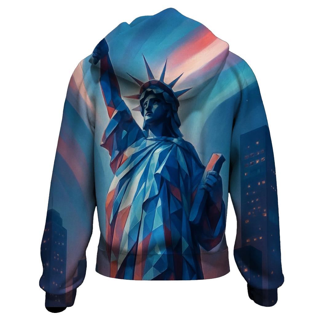 Liberty Skyline Aurora zip-up hoodies