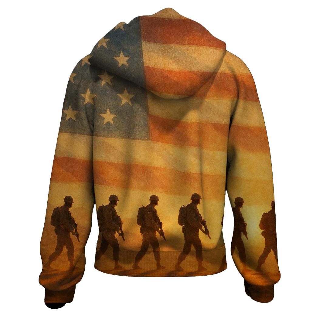 Desert Camouflage Banner graphic hoodies