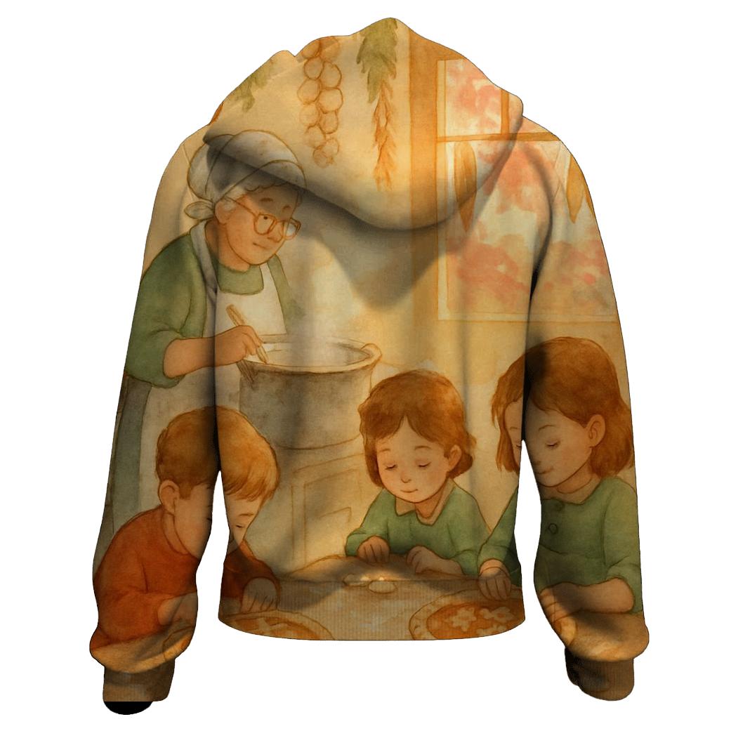 Grandmas Kitchen Autumn Symphony embroidered hoodies