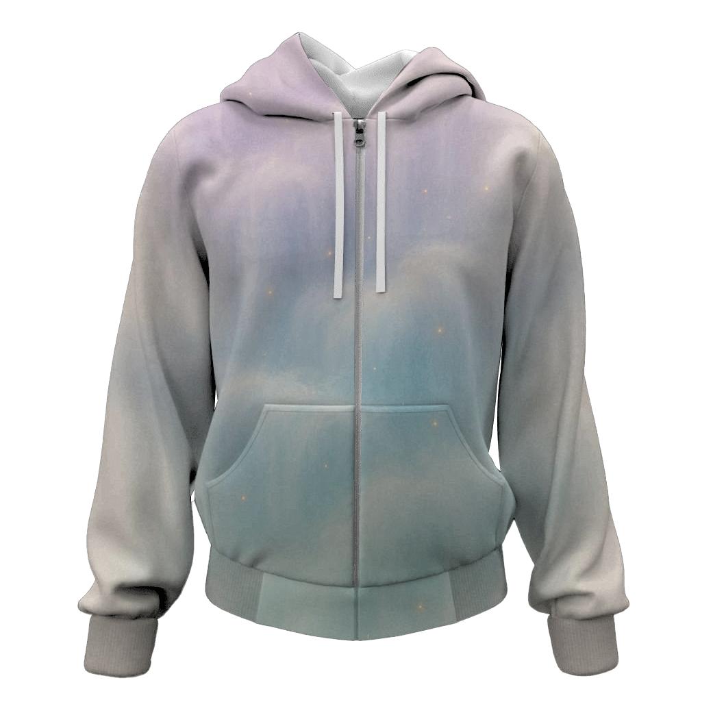 Pastel Cloud Cascade hoodie trends