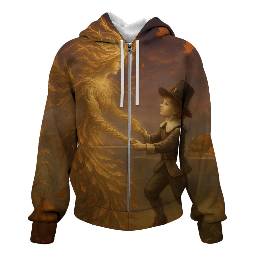 Pilgrim And Harvest Spirit Dance printed hoodies