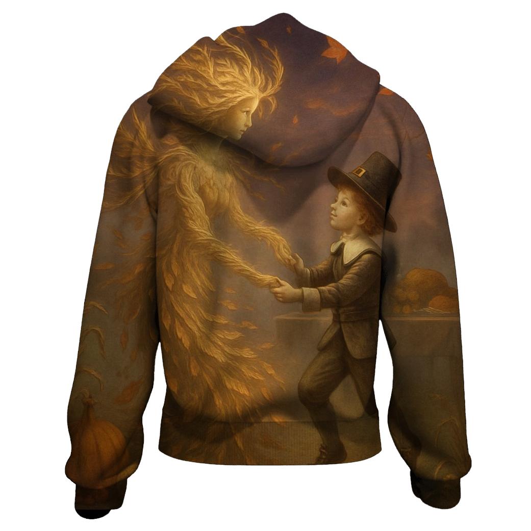 Pilgrim And Harvest Spirit Dance printed hoodies
