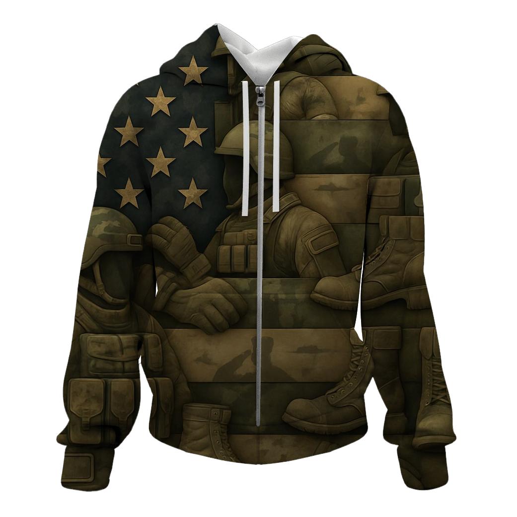 Camouflage Of Freedom lightweight hoodies