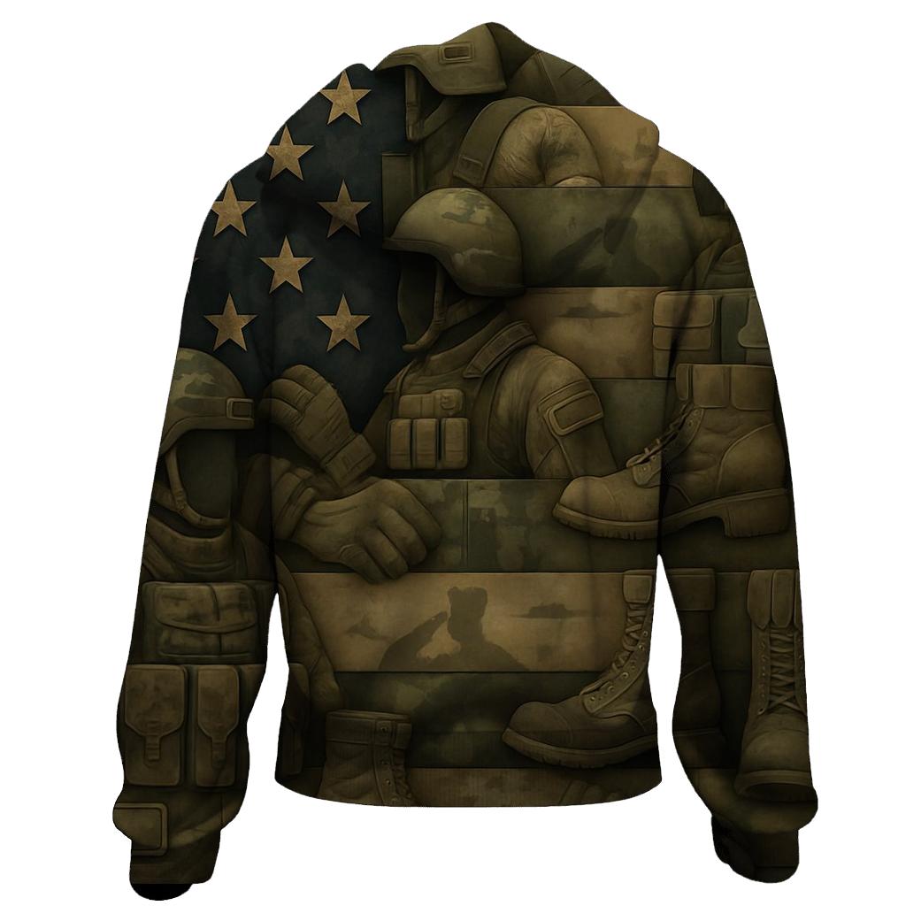 Camouflage Of Freedom lightweight hoodies
