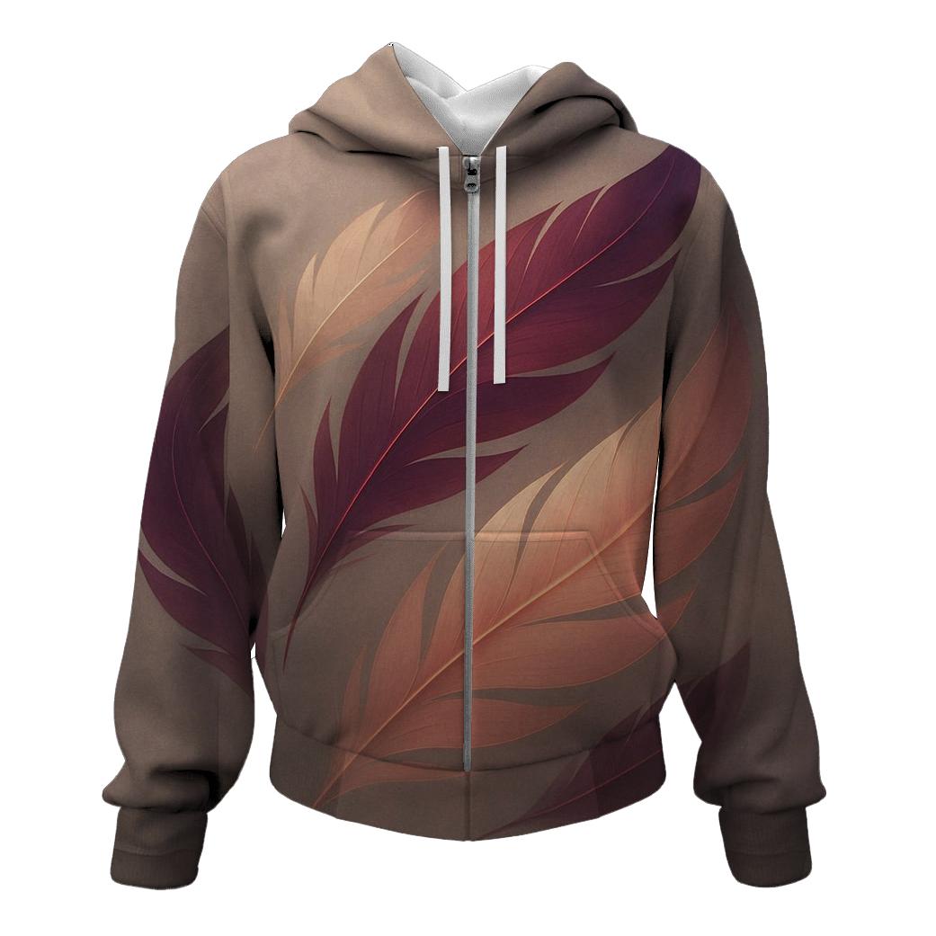 Spectrum Feather Drift printed hoodies