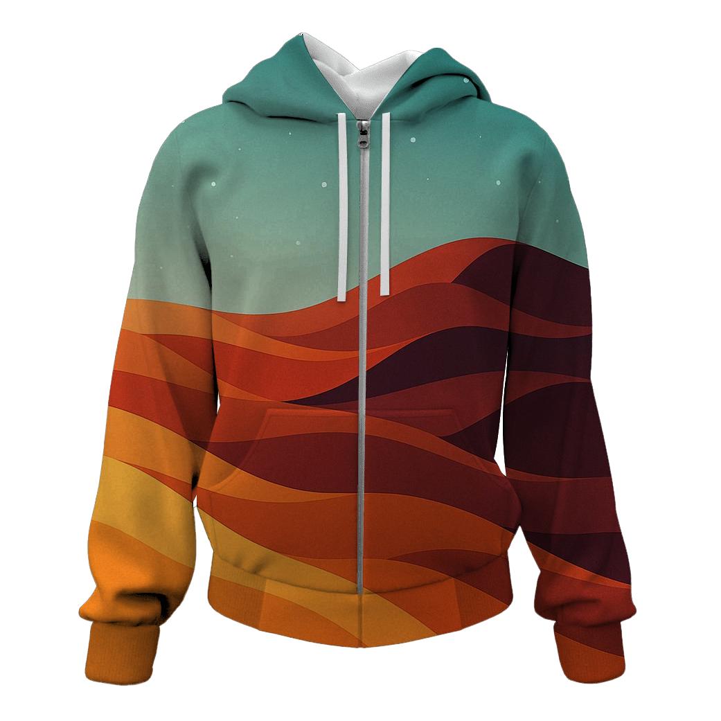 Digital Dune Gradient hoodie designs