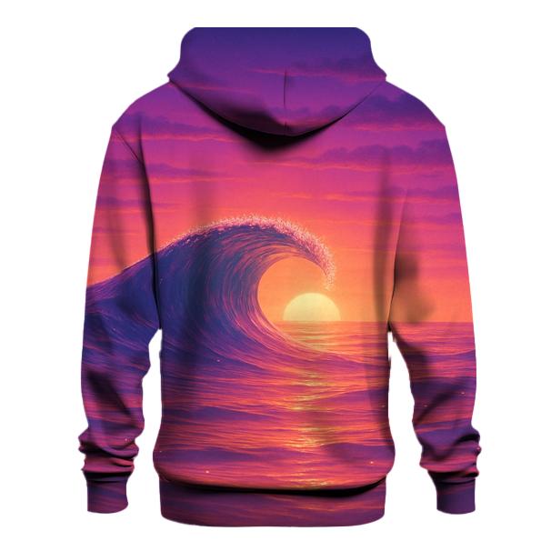 Celestial Tides At Dusk embroidered hoodies