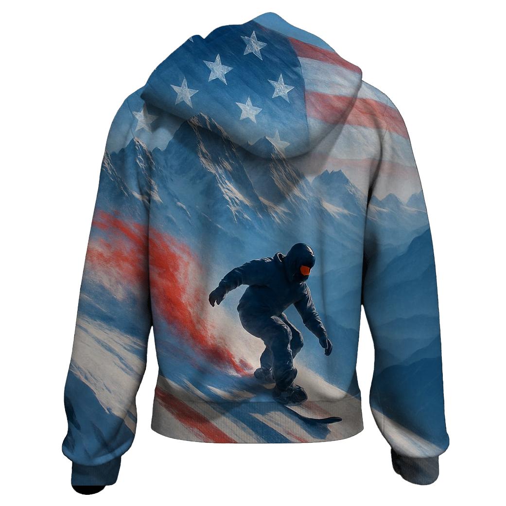 Frozen Peaks Banner Trail custom hoodies